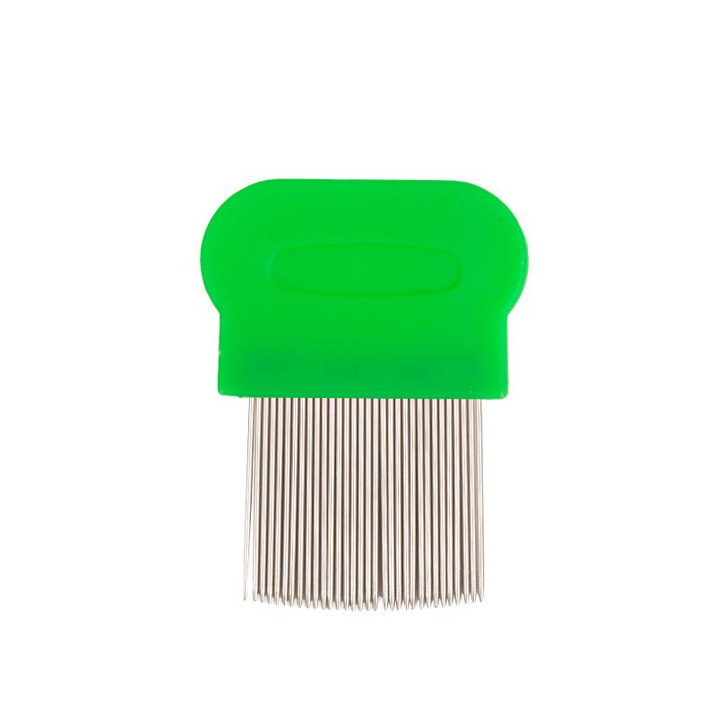 Comb Hair Lice Comb Brushes Terminator Fine Egg Dust Nit Free Removal Stainless Steel Comb Long Teeth Anti-slip Bands Dropship