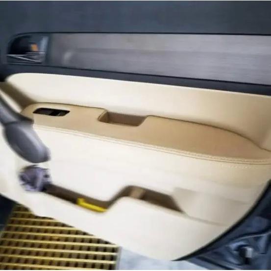 

Для Honda CRV 2007 2008 2009 2010 2011 кожаные дверные ручки из микрофибры, панели подлокотников, защитная отделка салона автомобиля