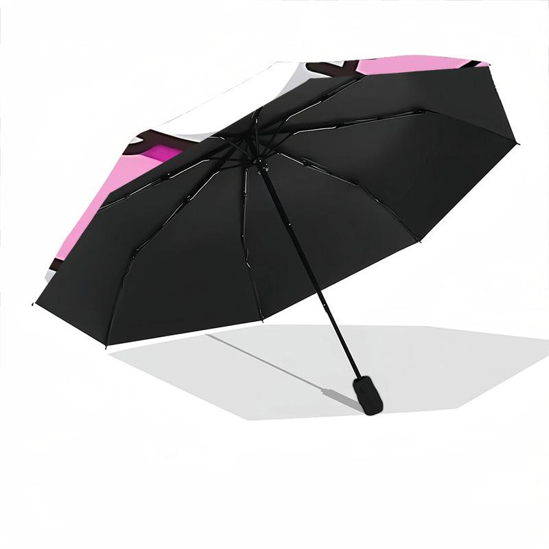 1pc Hello Kitty Automatic Umbrella Durable Iron Frame & Plastic Handle, Gift for Men & Women, Sturdy Construction, Best for Christmas, Helloween, Play