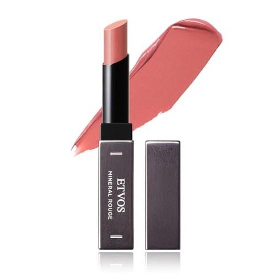 ETVOS Mineral Rouge #Sakura Beige 2g Shine Sensitive Skin Dry Lipstick Soap Off