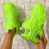 2025 Candy Color Mesh Pop Shoes Women's Thick Bottom Casual Sneakers Hundred Soft Bottom Breathable Running Shoes