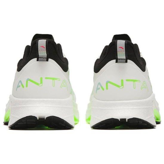 Anta Mach 3.0 Professional Racing Shock Absorption Non-Slip Wear-Resistant Low-Top Running Shoes Men Sneaker White Green 112325583-5