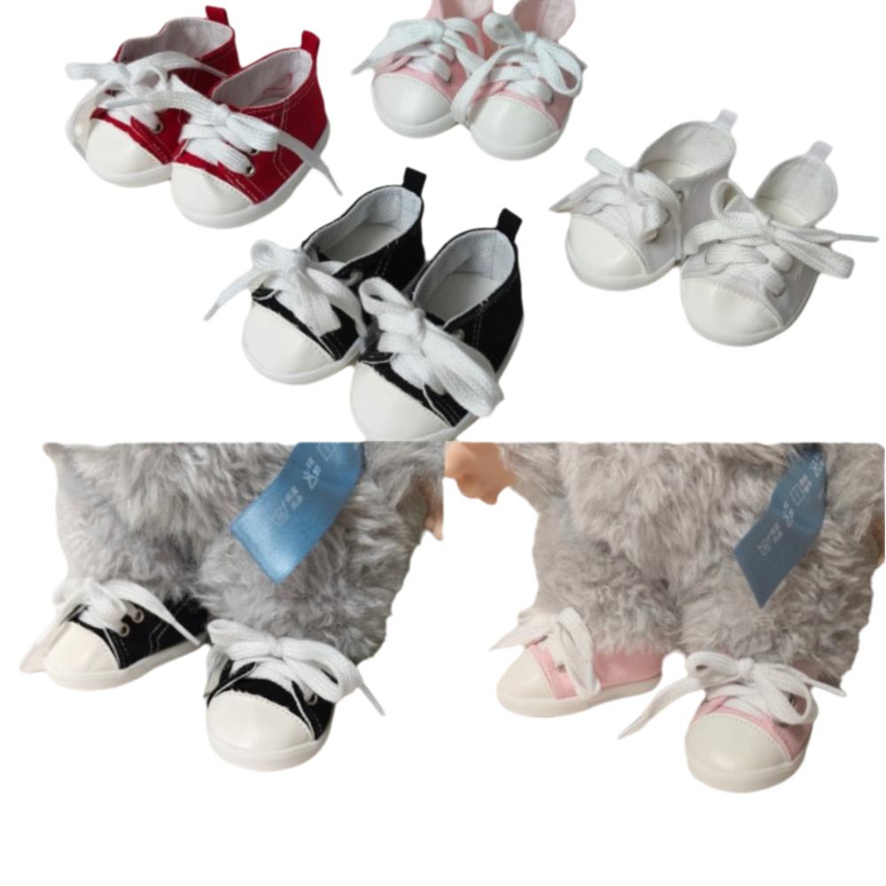 Large Size 38CM Canvas Shoes For Plush Plush Toy Big Baby Shoes Replacement Shoes Accessories