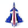 Alloy J-10 Fighter JET Model Acoustooptic Return Force Aviation Military Aircraft Model Toy Ornament Gift F543