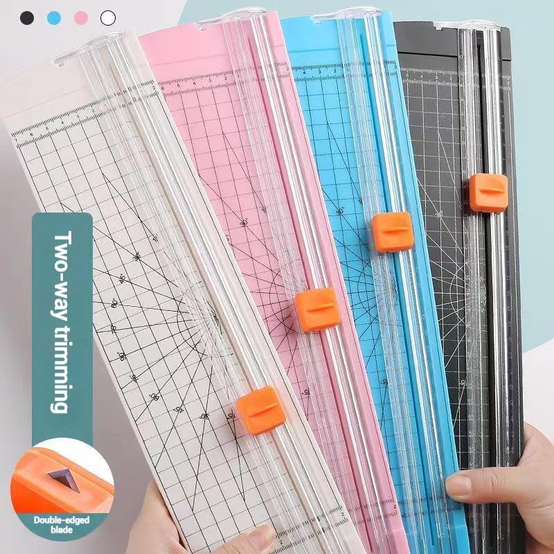 Office A4 A5 Guillotine Paper Cutter with Automatic Security Safe Guard for Coupon Craft Paper Lightweight Cutting Mat Machine