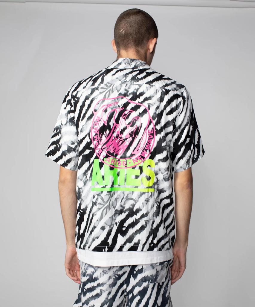 ARIES (U) Hibiscus Hawaiian Shirt Multi