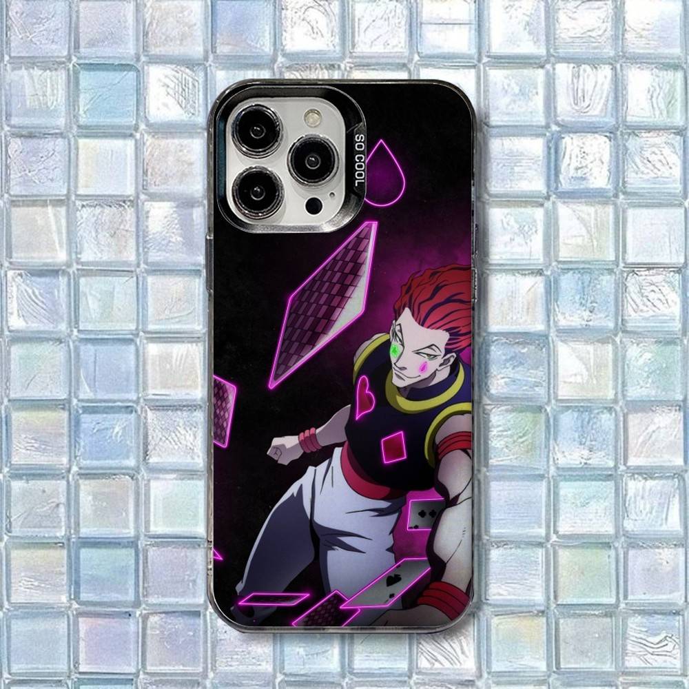 

Hisoka HXH H-Hunter Phone Case For iPhone 17,16,15,14,13,12,11,Air,X,XR,Pro,Max,Plus Protect Plating iPhone13PROMAX
