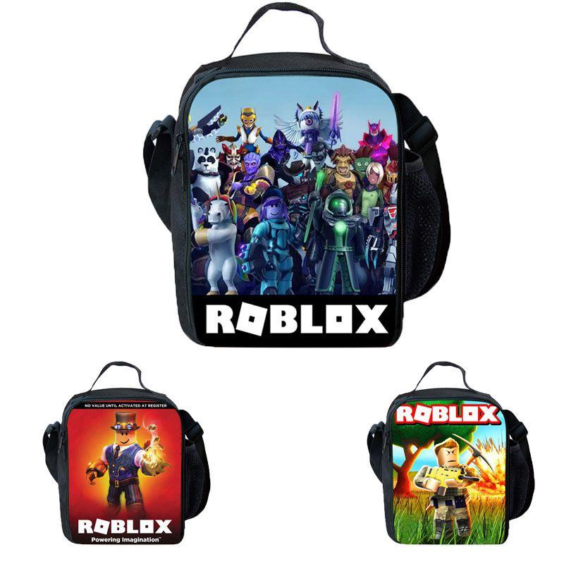 Durable Roblox Thermal Insulated Picnic Lunch Bag With Large Capacity And Easy To Wash