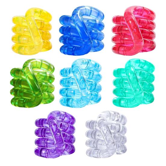Stressabbau-Spielzeug Konzentrationstrainingswerkzeug Fokus Hand-Auge-Koordination Flexibles Verdrehdesign Mehrteiliges Gelenk Fidget Tragbar Dekompression