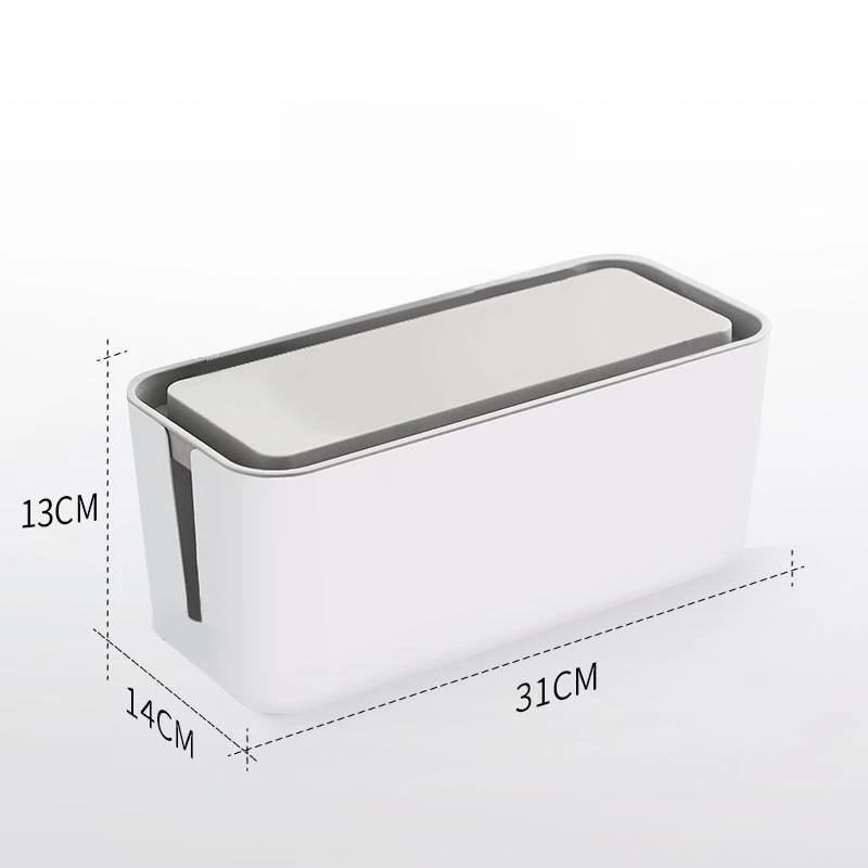 USB-Kabeladapter-Schutzbehälter, Organizer, großer Halter, Aufbewahrungsbox für Steckdosenleisten, Kabelmanagement-Hülle für elektronische Steckdosen, Ladegerät