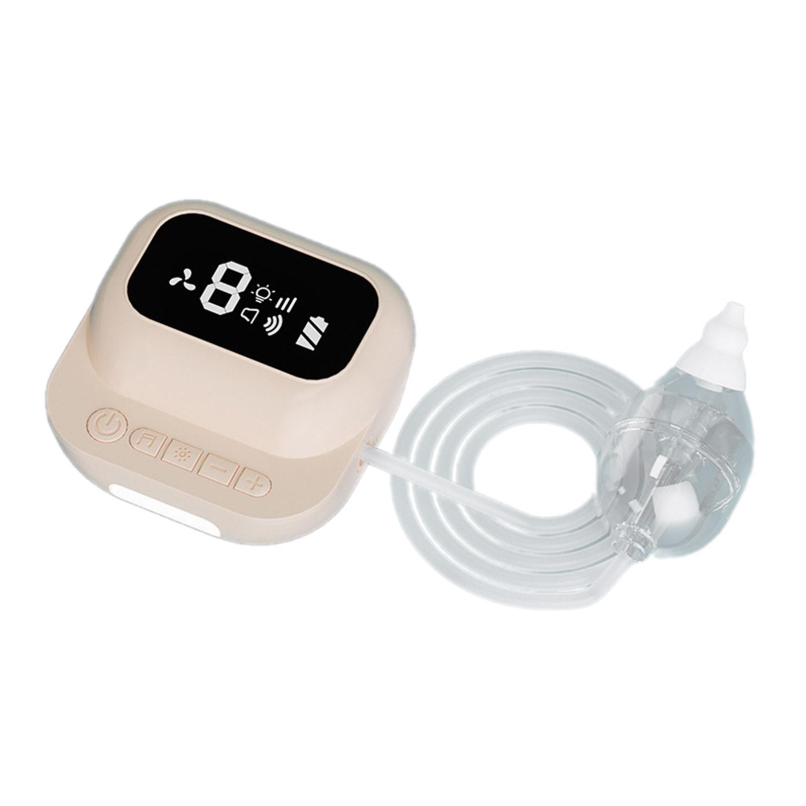 

Электрический назальный аспиратор для младенцев с 9 уровнями всасывания, перезаряжаемый очиститель носа с набором насадок для новорожденных и малышей розовый