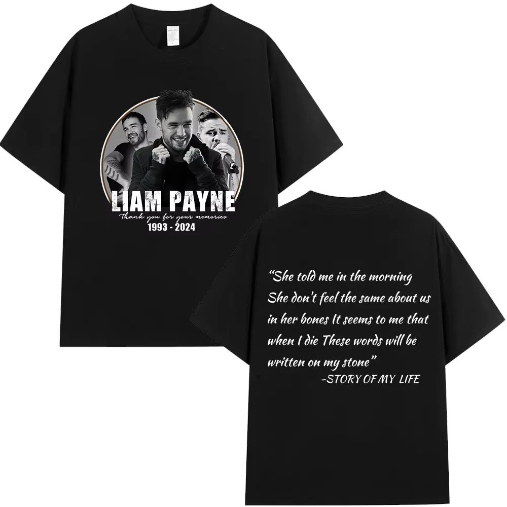 Liam Payne Choose Love Nadruk T-shirty Hołd Payne Fani Prezent Odzież Męska Damska Krótki Rękaw Oversize T-shirty Hip Hopowa Koszulka