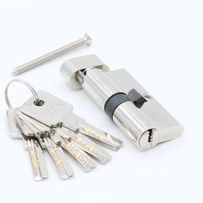 Door Cylinder 55 60 65 70 75 80 85 90mm Security Copper Lock Cylinder  Interior Bedroom Living Handle Brass Key Locking 5 Keys