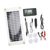 RV Solar Panel Kit 30W Polysilicon PET Battery Charger Panel with 50A Charge Voltage Controller for