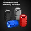 Jeep 4Pcs 3D Metal Car Tire Valve Caps Wheel Dust Cover For Jeep Renegade Compass Grand Cherokee Wrangler Patriot ANT1