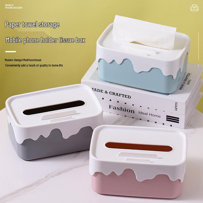 Cute Living Room Tissue Holder - Creative Napkin Storage Box for Home & Coffee Table