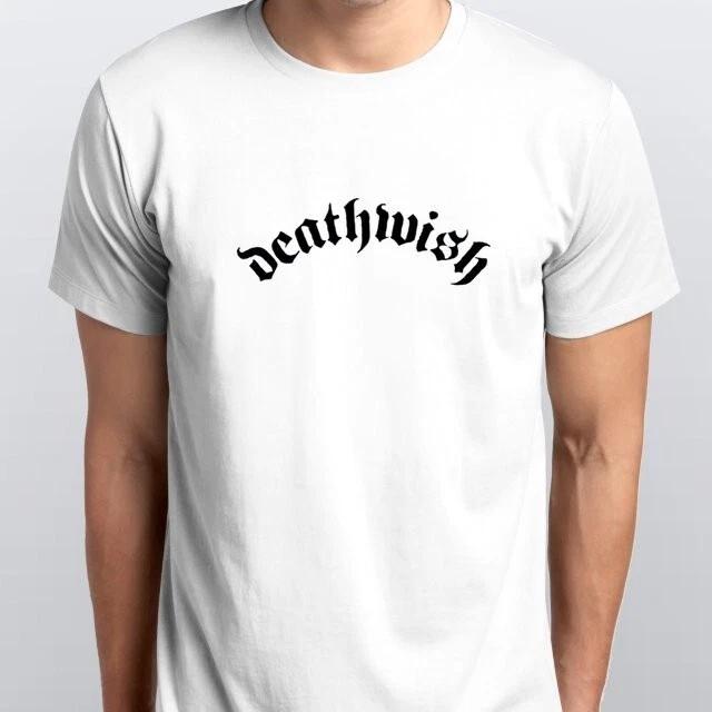 DEATHWISH T-SHIRT All sizes S M L XL XXL colours Black, White S