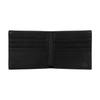 Gucci Portafoglio in Pelle con Patta Logo GG Jumbo Doppia G Stampato Portafoglio Uomo Nero 739475-AABY0-1000