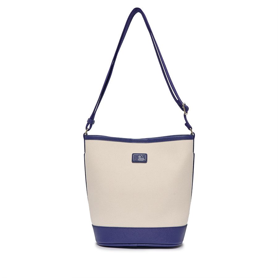 Mlb Basic Big Logo Canvas Bucket Bag Bos (Cream)