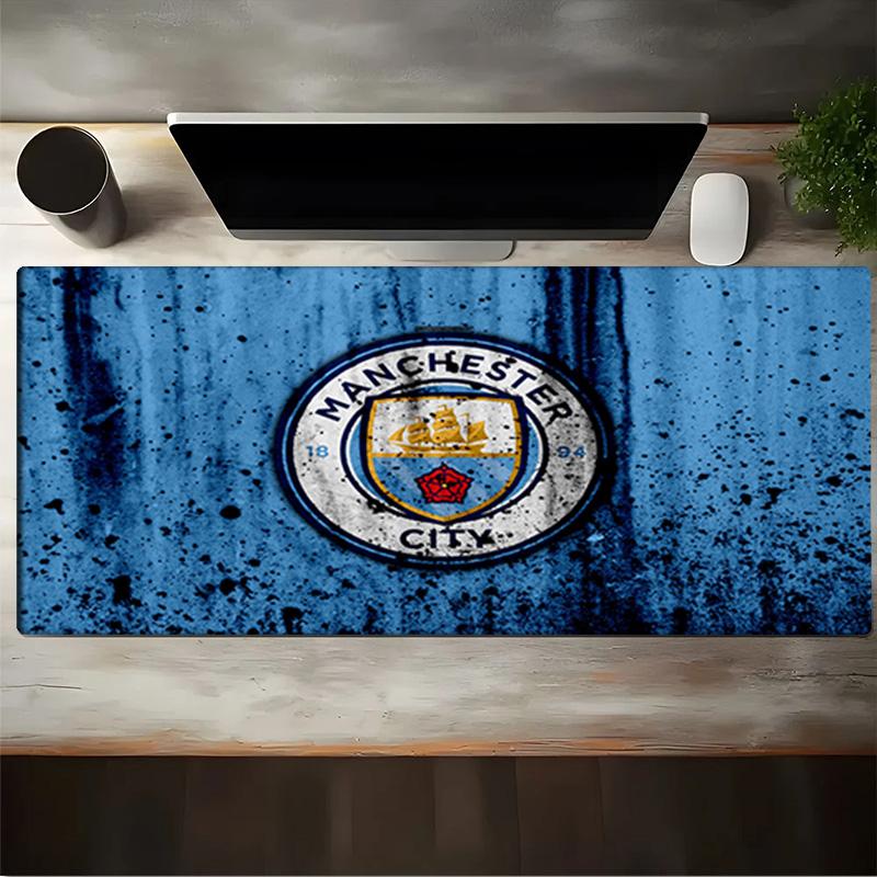 Football Manchester Crest Mouse Pad, Gaming Mouse Pad, Keyboard Pad, Desk Decor for Computer Notebook Fan Gift Birthday Gift