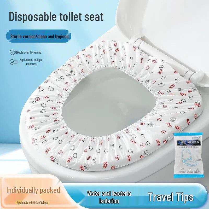 Individually Packaged Waterproof Disposable Travel Toilet Seat Covers