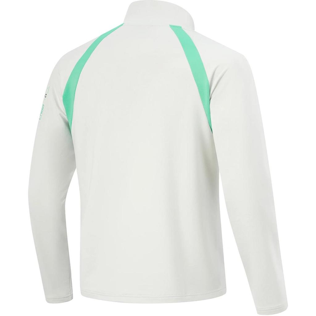 Li Ning CBA Series Professional Basketball Color Block Zip Collar Comfortable Breathable Sports Hoodie Men Hoodies Light-Gray AWDU465-3