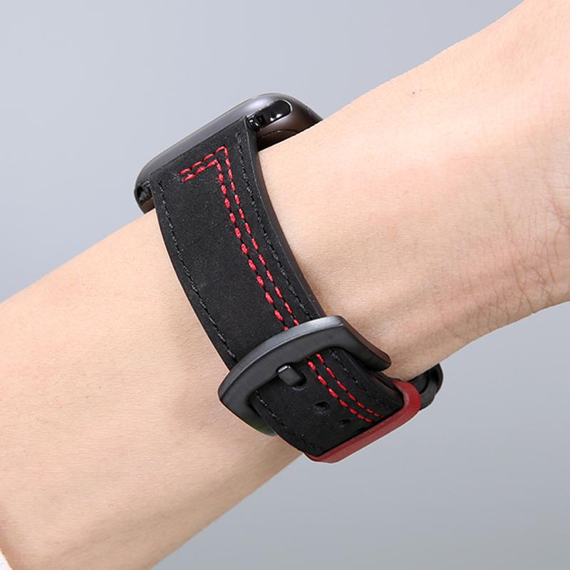 For Apple Watch Band 44mm 40mm 45mm 49mm 41mm 45mm Genuine Leather Watch Straps Iwatch 10 42mm 6 3 4 5 SE Ultra2 Smart Watchband