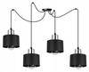 MODERN CEILING HANGING LAMP BLACK LED LAMP