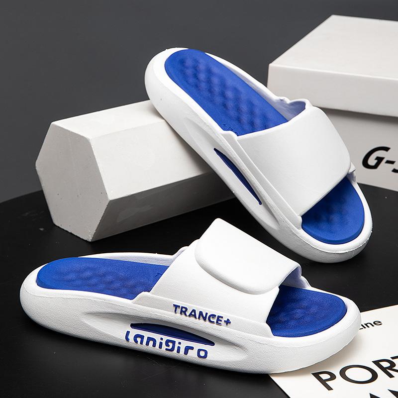 Sports slippers men's outer wear summer new high-end fashion couple style thick-bottomed cool slippers