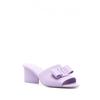 Salvatore Ferragamo Ferragamo Bow Detail Slip On Sandals Purple