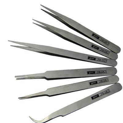 1 vnt. antimagnetinis nerūdijančio plieno pincetas, žnyplės, smulkus rinkinys, juvelyrų įrankiai
