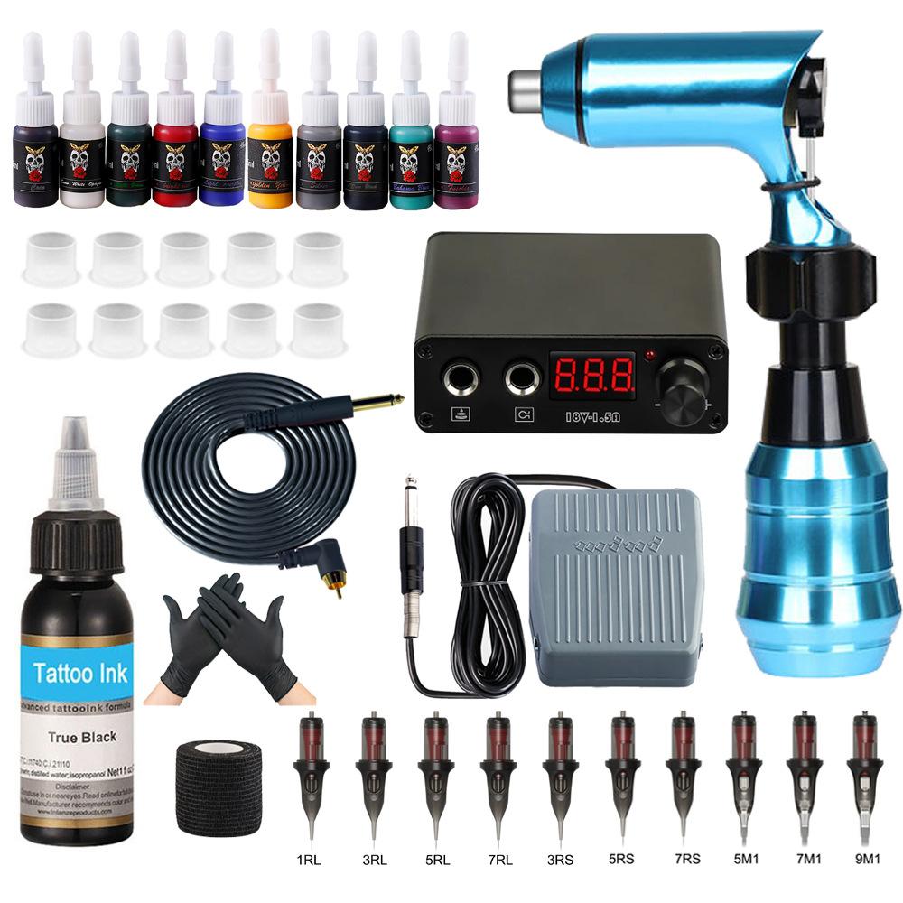 

T2 Tattoo Mada Machine Set 1.5A постоянный ток регулируемое напряжение источник питания для татуировки набор инструментов для татуировки вышивка