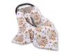 Large baby wrap for stroller carrier seat, double-sided - dream catchers white/ash brown