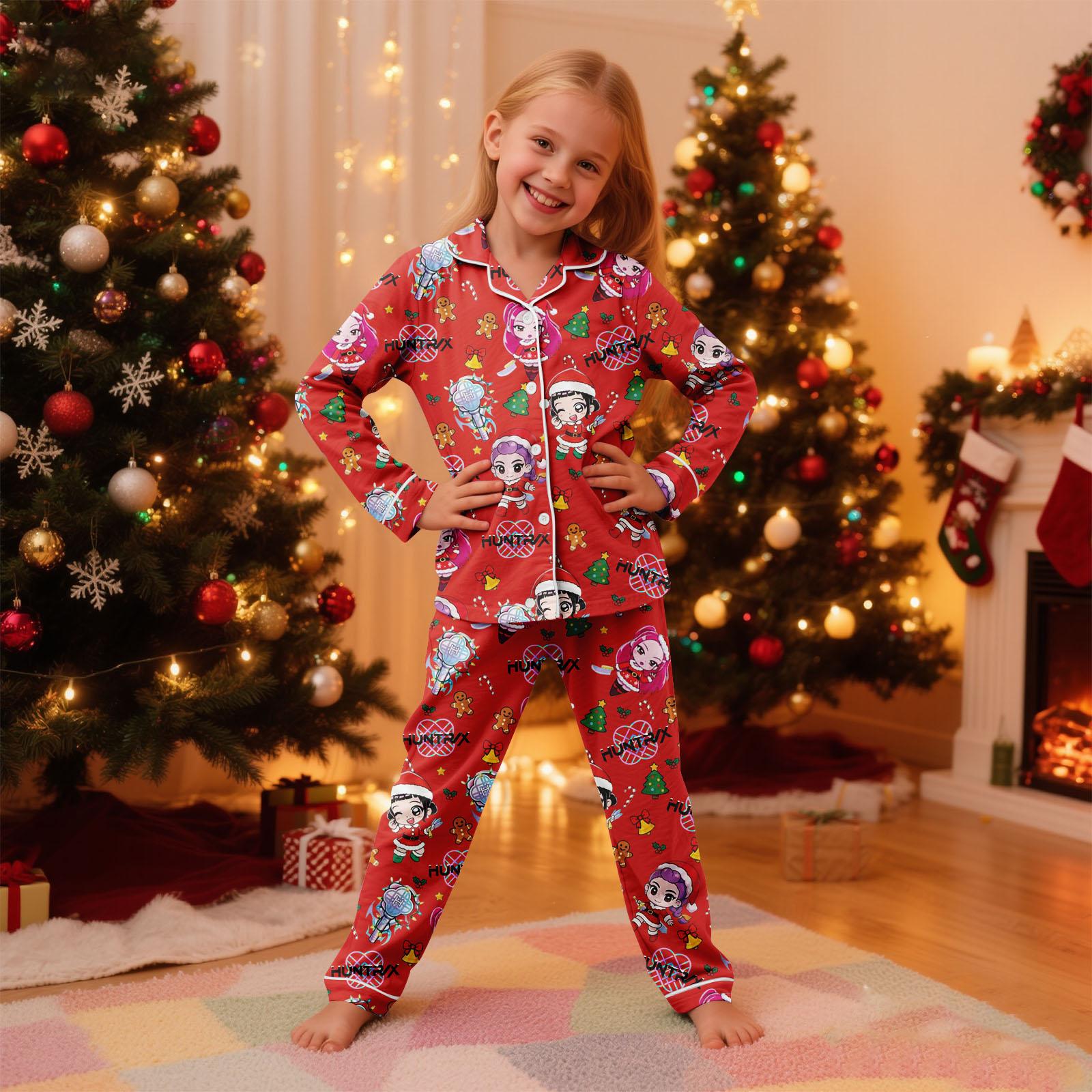 

Детская домашняя одежда, брюки с длинным рукавом, дышащая легкая пижама, удобная домашняя пижама 140 красный