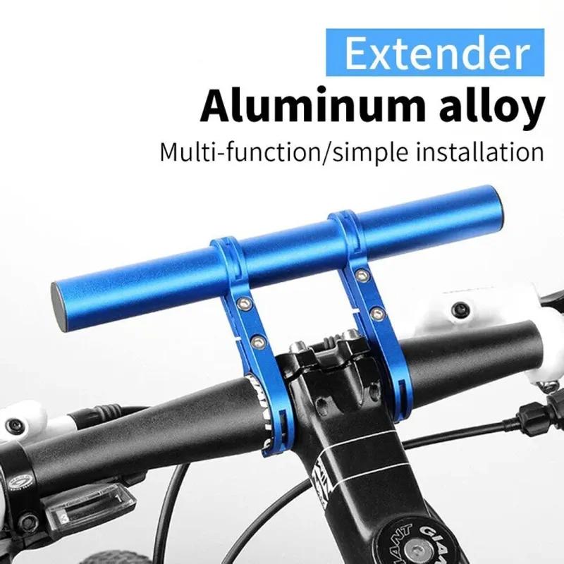 20CM Aluminum Alloy Bike Handlebar Extender Mount Mountain MTB Bicycle Cycling Headlight Bracket Lamp Holder Riding Accessories