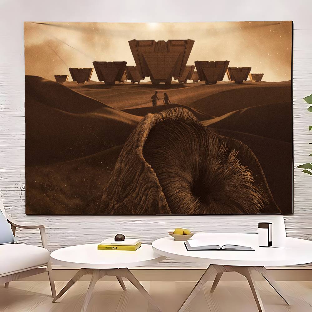 Retro Dune Classic Movie Tapestry Customizable Tapestries Of Various Styleswall Hangings Celebrity Photo Printingwall Hangings