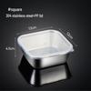 304 Stainless Steel Sample Storage Box with Lid