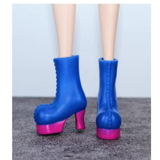 1/6 Puppenschuhe Stiefel Kinder DIY Spielpuppen Zubehör Schuhe Rosa Weiß Gelb Schwarz Grün Puppendekorationen Mädchen Sammlung Spielzeug