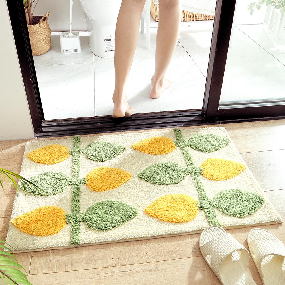 Simple Ins Explosion-proof Bedroom Entrance Carpet Absorbent Floor Mat Household Bathroom Door Non-slip Thickened Floor Mat