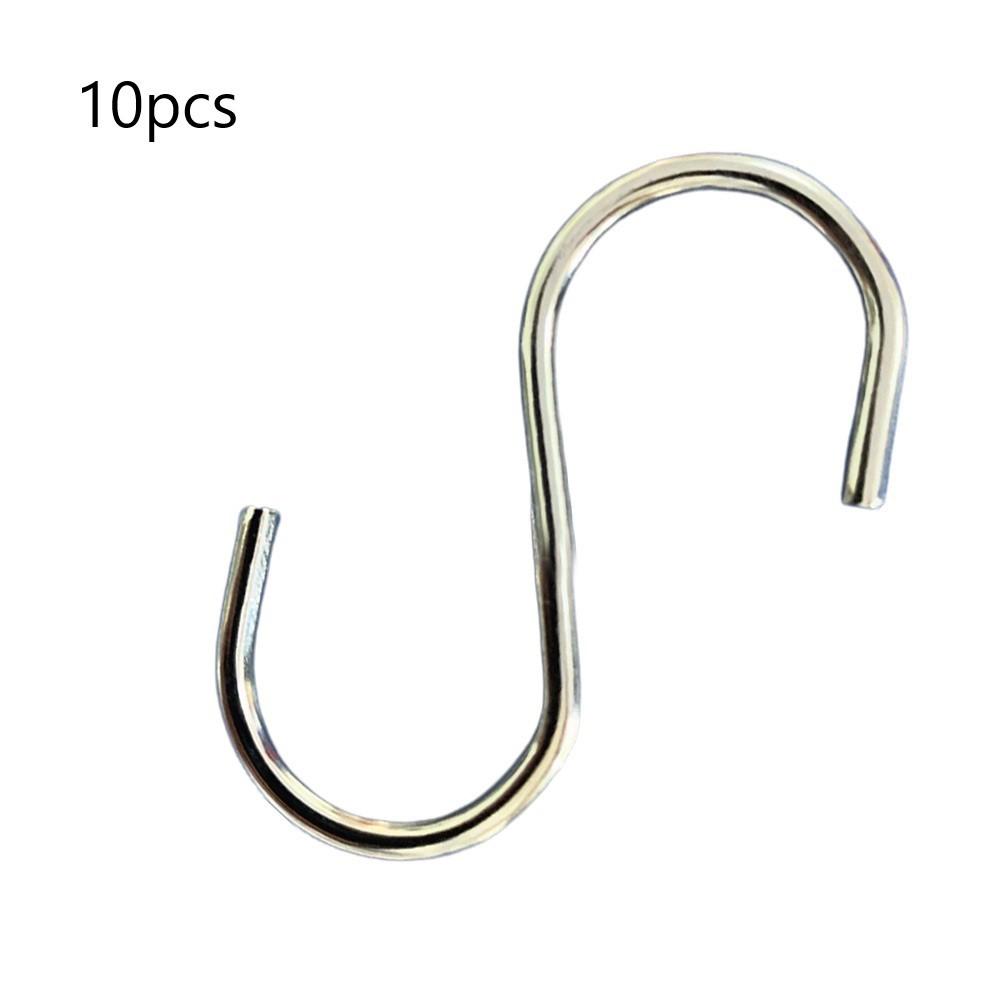 S HOOK 10Pcs 2 1/5" INCH S HOOK LOT OF STEELS HOOKS S-HOOKS