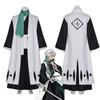 Anime Hitsugaya Toushirou Cosplay Fighting Kimono Outfit Men's Halloween Death Divisi 10th Captain Toushirou Hitsugaya Suit