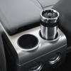 Rear Center Console Cup Holder Insert for Ford F150 2009-2014 Rubber Left Right Side W/Drink Mat Cleaning Liners Car Accessories