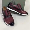 Fashion High Grade Men Genuine Leather Casual Dialy Sneakers British Design Cow Leather Men Comfortable Brogues Leisure Shoes Men