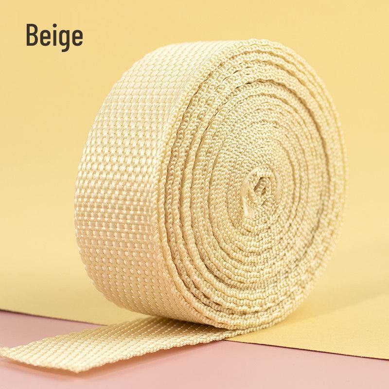 2.5 cm Colored Polypropylene & Nylon Webbing Backpack Strap | Flat Ribbon Handmade Accessories