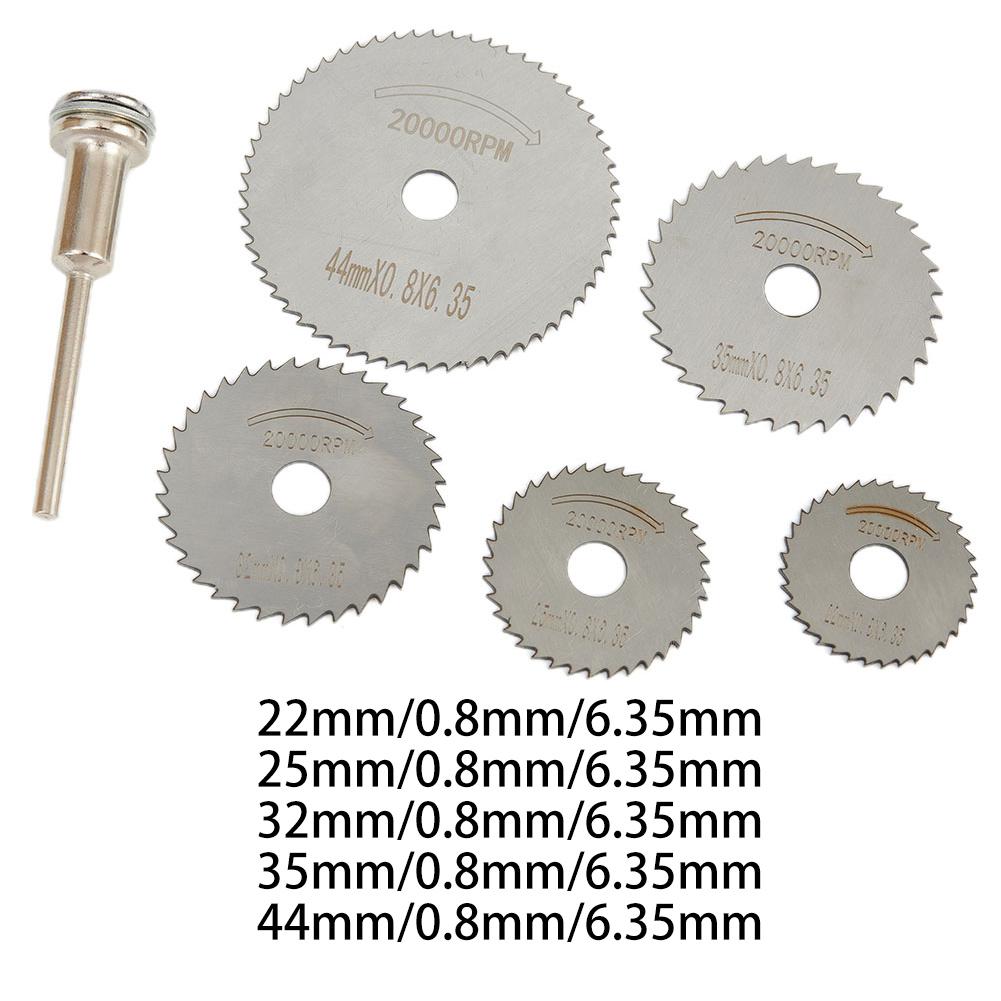 6pcs HSS Circular Saw Cutter Rotary Tool For Wood Cutting Discs Tile Tool Supplies Disc To Cut Glass Grinder Blade Multitool Ban