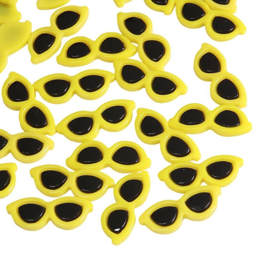 10 Buc. Acrilic Drăguț Cool Circular Ochelari Accesorii DIY