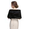 Faux Fur Cross Scarf Soft Fluffy Shawl Wrap New Evening Dress Scarf