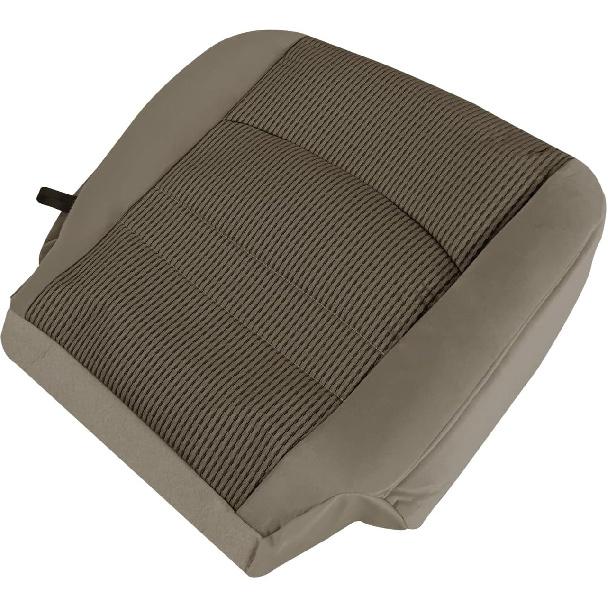 Replacement Driver Side Bottom Cloth Seat Cover Tan Fits for Dodge Ram 1500 2500 3500 4500 5500 SLT 2009-2012 Passenger Bottom