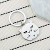 Cute Little Devil Stainless Steel Keychain INS Cartoon Style Fashion Backpack Pendant Practical Party Gift