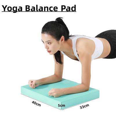 Coussin d'équilibre, tapis en mousse antidérapant et coussin pour chevilles et genoux, pour l'entraînement de l'équilibre et de la force, le yoga et le fitness